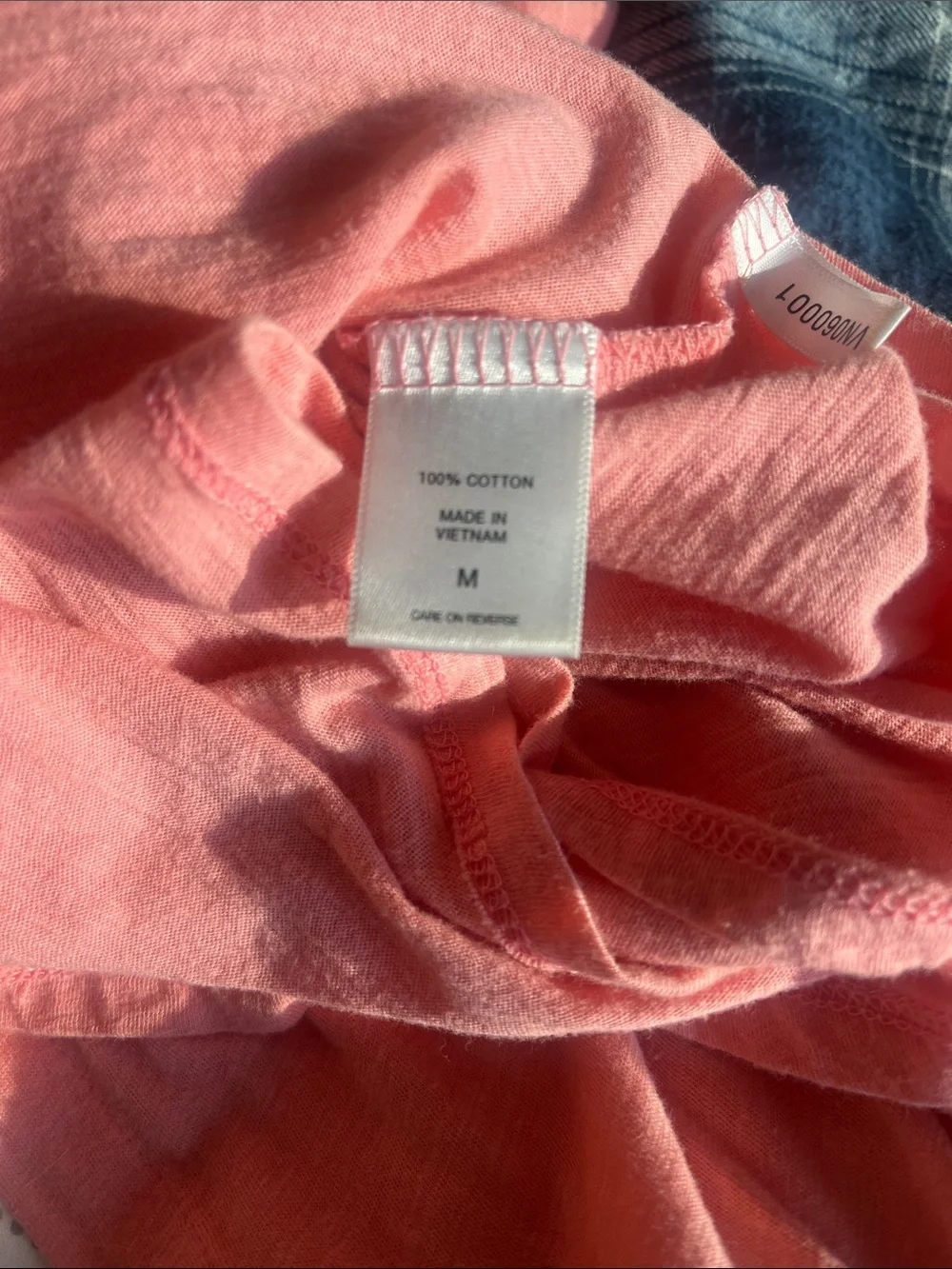 New York & Company Coral Pink Crewneck Tee